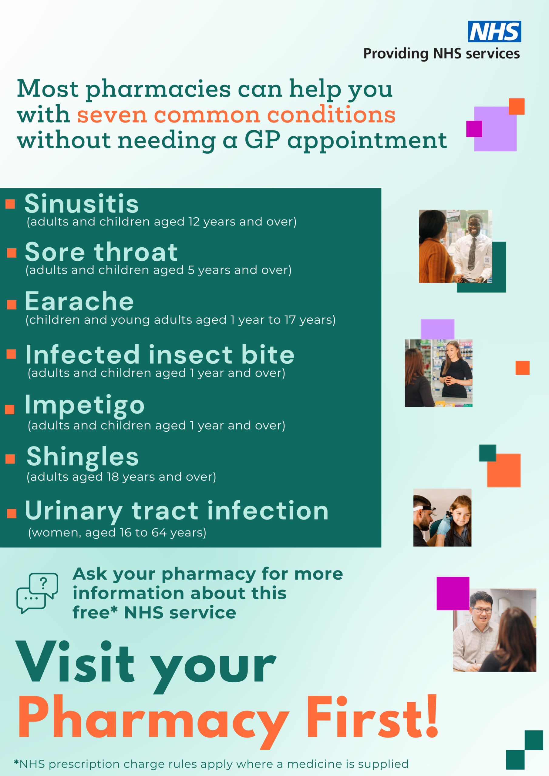 Pharmacy first poster